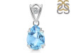 Blue Topaz Pendant BTZ-RDP-746-V-LOOP.