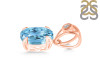 Blue Topaz Pendant BTZ-RDP-749-V-LOOP.