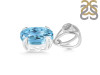 Blue Topaz Pendant BTZ-RDP-749-V-LOOP.
