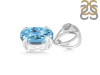 Blue Topaz Pendant BTZ-RDP-750-V-LOOP.