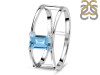 Blue Topaz Ring BTZ-RDR-1690.