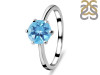 Blue Topaz Ring BTZ-RDR-1789.