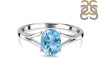 Blue Topaz Ring BTZ-RDR-1909.