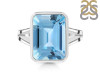 Blue Topaz Ring BTZ-RDR-1917.