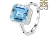 Blue Topaz Ring BTZ-RDR-1927.