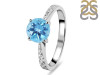 Blue Topaz Ring BTZ-RDR-1931.