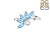 Blue Topaz Ring BTZ-RDR-2064.