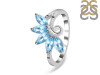 Blue Topaz Ring BTZ-RDR-2064.