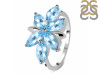 Blue Topaz Ring BTZ-RDR-2067.