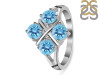 Blue Topaz Ring BTZ-RDR-2068.