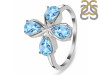Blue Topaz Ring BTZ-RDR-2069.