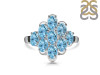 Blue Topaz Ring BTZ-RDR-2074.