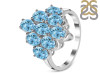 Blue Topaz Ring BTZ-RDR-2074.