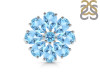 Blue Topaz Ring BTZ-RDR-2078.