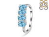 Blue Topaz Ring BTZ-RDR-2086.