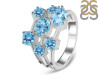 Blue Topaz Ring BTZ-RDR-2087.