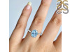 Blue Topaz Ring BTZ-RDR-2092.