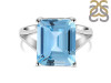Blue Topaz Ring BTZ-RDR-2118.