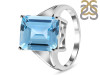 Blue Topaz Ring BTZ-RDR-2118.