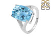 Blue Topaz Ring BTZ-RDR-2119.