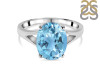 Blue Topaz Ring BTZ-RDR-2120.