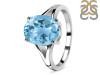 Blue Topaz Ring BTZ-RDR-2120.