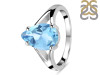 Blue Topaz Ring BTZ-RDR-2123.