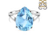 Blue Topaz Ring BTZ-RDR-2124.