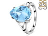 Blue Topaz Ring BTZ-RDR-2124.
