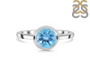 Blue Topaz Ring BTZ-RDR-2136.