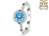 Blue Topaz Ring BTZ-RDR-2136.