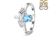 Blue Topaz Ring BTZ-RDR-2156.