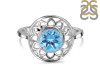 Blue Topaz Ring BTZ-RDR-2162.