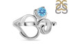 Blue Topaz OM Ring BTZ-RDR-2165.