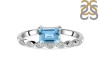 Blue Topaz & White Topaz Ring BTZ-RDR-2199.