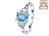 Blue Topaz & White Topaz BTZ-RDR-2249.