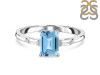 Blue Topaz & White Topaz Ring BTZ-RDR-2251.
