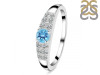 Blue Topaz Ring BTZ-RDR-2270.