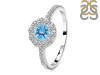 Blue Topaz Ring BTZ-RDR-2281.