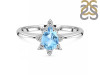 Blue Topaz & White Topaz Ring BTZ-RDR-2305.