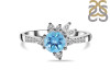 Blue Topaz & White Topaz Ring BTZ-RDR-2406.