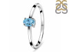 Blue Topaz Ring BTZ-RDR-2459.