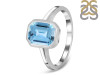 Blue Topaz Ring BTZ-RDR-246.