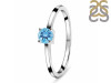 Blue Topaz Ring BTZ-RDR-2462.