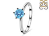 Blue Topaz Ring BTZ-RDR-2463.
