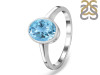 Blue Topaz Ring BTZ-RDR-248.