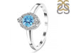 Blue Topaz Ring BTZ-RDR-2504.