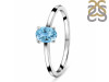 Blue Topaz Ring BTZ-RDR-2508.
