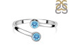 Blue Topaz Ring BTZ-RDR-2524.