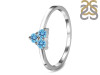 Blue Topaz Ring BTZ-RDR-2536.